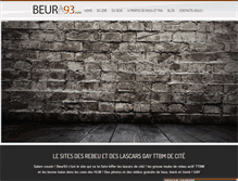 Tablet Screenshot of beur93.com